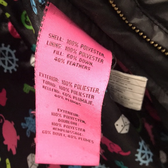 Betsey Johnson down coat - Picture 5 of 5